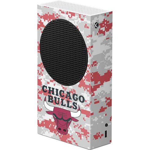 NBA Chicago Bulls Digi Camo Xbox Series S Console Skin